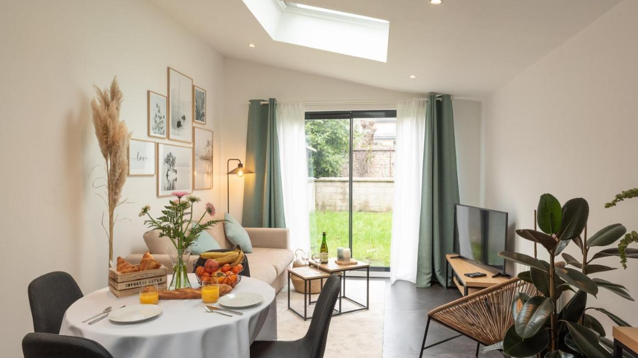 Le Nid Douillet : Superbe Appartement + Jardin Privatif Руан Экстерьер фото